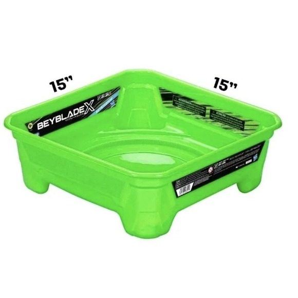Brand New Green Beyblade X Beystadium Battle Arena for Spinning Top-Toys 15" - Picture 1 of 6
